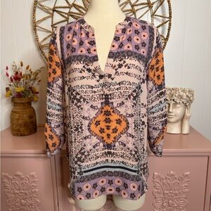 Black Rainn Multicolor Floral Blouse